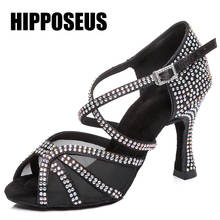 Mulheres sapatos de dança tango meninas latina senhoras moderno sapatos de dança de salão salto alto fundo macio sapatos de dança moda venda quente 2024 - compre barato