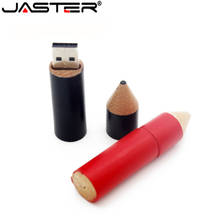 JASTER wooden pencil USB flash drive U disk creative gift pendrive 4GB 8GB 16GB 32GB pen drive 64GB memory stick wholesale 2024 - buy cheap