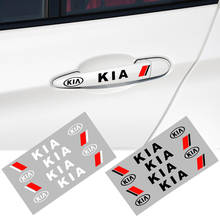 4Pcs Car Styling Car Door Handle Decals Design Stickers Vinyls Decals For Kia Rio Ceed Sportage Cerato Soul K2 K3 K5 Filp 2024 - buy cheap