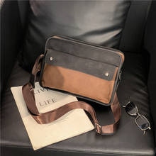 Men Leather Messenger Bag Male PU Leather Crossbody Travel Bag Leisure Shoulder Bags Crossbody Shoulder Bag  Handbag 2024 - buy cheap