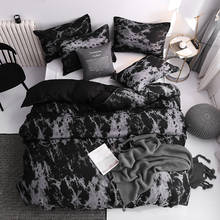 Home Textile Stone Pattern Printed Bedding Set Luxury Europe/USA/Australia King Size Duvet Cover Set Pillow Case Quilt Cover Set 2024 - buy cheap