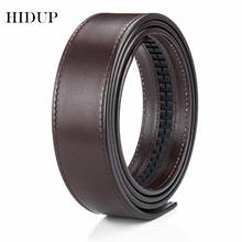 HIDUP Top Quality 100% Pure Cowhide Leather Automatic Styles Belts Men Strap Only Genuine Belt 35mm Width Without Buckle NWJ631 2024 - buy cheap