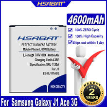 HSABAT 100% New 4600mAh EB-BJ111ABE Battery for Samsung Galaxy J1 Ace 3G Duos J111F SM-J110 SM-J110F SM-J110G SM-J110H SM-J111F 2024 - buy cheap