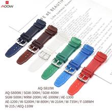 Watchband for Casio AQ-S810W AQ-S800W SGW-300H SGW-400H SGW-500H W-S200H Rubber Diving Sport Watch Strap Bands Watch Belt 2024 - buy cheap