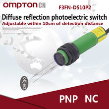 E3FN-DS10P2 pnp nc reflexão difusa interruptor fotoelétrico tempo de resposta 2.5ms (1 segundo = 1000ms)