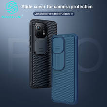 For Xiaomi Mi 11 Case NILLKIN CamShield Case Hard Plasti Slide Camera Protect Privacy Anti-skidding Dust-proof Cover For Mi 11 2024 - buy cheap