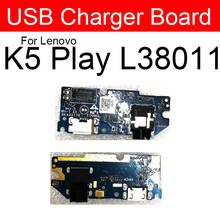 Placa de puerto de carga USB para Lenovo K5 Play L38011 cargador USB conector de enchufe Flex Ribbon Cable reparación piezas de repuesto 2024 - compra barato