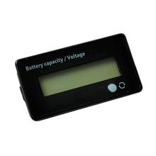 Medidor de bateria, 12v 24v 36v 48v, indicador de voltagem da bateria, chumbo-ácido e lítio, monitor de descarga de bateria 2024 - compre barato
