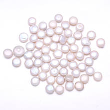 Cuentas naturales cultivadas en agua de 11-12mm para collar, accesorios de joyería de colores, perlas blancas 2024 - compra barato