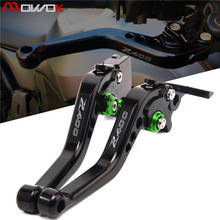 For KAWASAKI Z400 Z 400 2019-2020 Motorcycle CNC Aluminium Accessories Short Brake Clutch Levers With Z400 LOGO 2024 - buy cheap