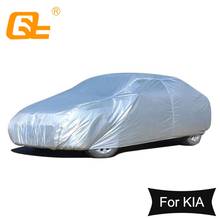 170T Waterproof Full Car Covers Outdoor sun uv protection dust rain snow protective for kia soul cerato sorento k2 rio ceed spor 2024 - buy cheap
