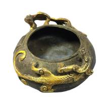 Cenicero de cobre puro, colección de cobre chino antigua 2024 - compra barato