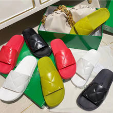 Sandálias femininas de pvc e design de marca, chinelos de salto baixo, xadrez, pvc, designer, sandálias para mulheres, outono, 2020 2024 - compre barato