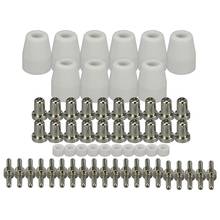 60Pcs Plasma Cutter Tip Electrodes & Nozzles Kit Consumable Accessories for LG-40 PT-31 Plasma Cutter Welding Tools 2024 - buy cheap