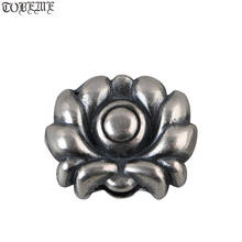 Handmade 925 Silver Lotus Flower Beads Vintage Silver Tibetan Lotus Beads DIY Jewelry Findings 2024 - buy cheap