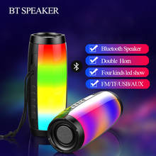 Portable Speakers Bluetooth Column Wireless Bluetooth Speaker Powerful High BoomBox Outdoor Bass HIFI TF FM Radio with LED Light 2024 - buy cheap