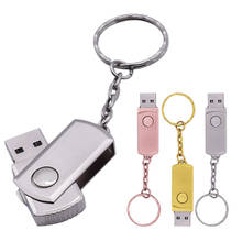 Metalen USB Flash Drive Pendrive 4gb 8gb 16gb 32gb 64gb Usb Stick 2.0 Real Capacity memory stick Key Ring(Over 10pcs Free Logo) 2024 - buy cheap