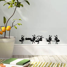 Cartoon Comic Wall Sticker Little Ants House-moving Wall Pictures For Living Room Kids Room Decoration Posters And Prints Decals 2024 - buy cheap