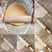 3 размера твердая деревянная Скалка кухонные инструменты для выпечки печенья печенье, фондан, пирог, тесто ролик деревянная палка кухонные инструменты 2024 - купить недорого