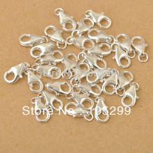 Fast Shipping 50pcs a lot 925 Sterling Silver jewelry findings Accessories lobster clasp with opening jump ring fittings charms 2024 - buy cheap