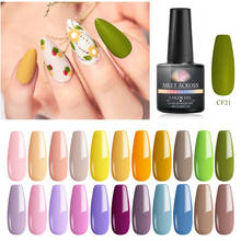 MEET ACROSS 8ml UV Gel Nail Polish Pink Green Color Gel Soak Off UV Gel Varnish Color Nail Gel Polish DIY Nail Art Lacquer 2024 - buy cheap