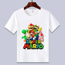 2020 Cute Cartoon Print Toddler  Children T-Shirts Kids Anime Summer Funny Tees Boys/Girls Tops Baby Clothing 2024 - buy cheap