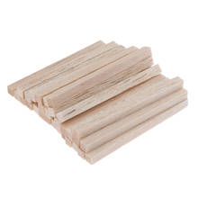Неокрашенные, необработанные круглые деревянные палочки из бальзы, можно окрашивать, 30 шт. 2024 - купить недорого