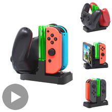 Base de carga para mando de Nintendo Switch, base de acoplamiento para Joycon, Nintendo Switch 2024 - compra barato