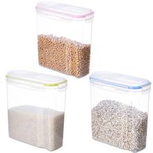 Plastic Bucket Cereal Dispenser Storage Box Kitchen Food Grain Rice Container Nice Kitchen Supplies, Grain, Storage Tank 2024 - buy cheap