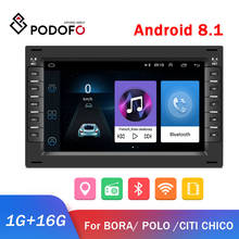 Podofo 2din Android car radio 2 Din Car Multimedia Player For Volkswagen SHARAN Golf Polo Passat T5 Skoda transporte autoradio 2024 - buy cheap