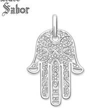 Pendant Hand of Fatima silver color For Women & Men Gift Jewelry Pendant Fit Necklace thomas 2024 - buy cheap