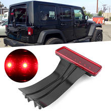 Яркий светодиодный задний светильник тормозной светильник с красными стеклами IP68 Водонепроницаемый подходит для Jeep Wrangler JK 2/4 двери 2007 2008 2009 2010 2011-2018 2024 - купить недорого