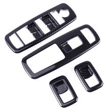 beler 4Pcs Car Decoration Carbon Fiber Style Window Switch Panel Cover Trim Fit for Jeep Grand Cherokee 2014 2015 2016 2017 2018 2024 - buy cheap