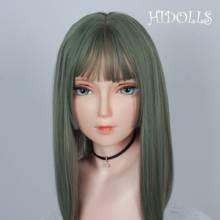 (HD03)HIDOLLS ручной работы Женская девочка Смола половина головы Косплей Японская ролевая игра BJD маска кигуруми фотомаска 2024 - купить недорого