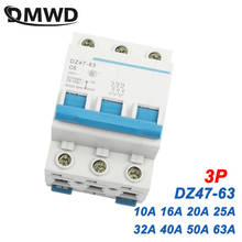 DZ47-63 3P  10A 16A 25A 50A 63A  AC 230V Or 400V Mini Circuit Breaker MCB Cutout Switch Breaker Switch Chopper 2024 - buy cheap