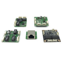 Mini módulo de switch pbc, módulo oem tamanho mini 3/4/5 portas, interruptores de rede, placa pcb, módulo interruptor ethernet 10/100mbps 2024 - compre barato