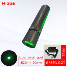 High quality 520nm 20mw super small spot green dot laser module CS game sight 10mm spot at 50M Glass lens adjustable 2024 - buy cheap