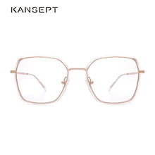 Kansept Acetate Woman Glasses Optical Frames Crystal Transparent Eyeglasses Fashion Myopia Eyewear Computer Glasses Frame 2024 - buy cheap