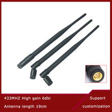 433MHz wireless module high gain 6dbi antenna length 190mm Mini folding rubber rod antenna nickel-plated / gold-plated SMA male 2024 - buy cheap