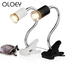 Clip-on лампа для рептилий держатель лампы настраиваемый регулятор температуры Basking UV светильник лампы Лампа накаливания Для черепаха амфибии Лиз 2024 - купить недорого