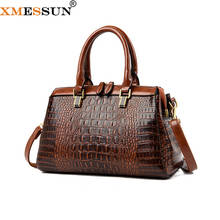 XMESSUN Women Crocodile Pattern Handbags Fashion Large Capacity Shoulder Messenger Bag Female Alligator Travel Shopping Bag K327 2024 - buy cheap