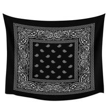 Bandana Silk Scarf Square Handkerchief Wall Tapestry Cover Beach Towel Home Decoration Wall Hanging for Bedroom Living Room 2024 - buy cheap