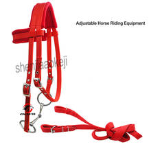 Horse Riding Reins Adjustable Riding Equipment Halter Horse Bridle For Rein Horse Equestrian Device Soft Thicken 1PC 2024 - compre barato