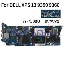 For DELL XPS 13 9360 I7-7500U 16GB RAM Notebook Mainboard CN-0VPVXX CAZ00 LA-D841P SR2ZV DDR4 Laptop Motherboard 2024 - buy cheap