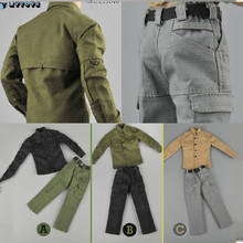 ZYTOYS-ropa de hombre a escala 1/6 (ZY5040), traje de servicio de campo PMC, modelo para figuras de acción de 12 pulgadas, accesorios para modelos 2024 - compra barato