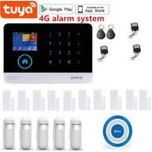 2.4 Inch TFT Screen Tuya Smart WiFi 4G Home Security Alarm Sysrtem 433MHz Wireless Burglar Alarm Kit 2024 - buy cheap