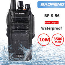 2020 Baofeng S-56 Waterproof Walkie Talkie 10W High Power CB Ham Radio 20KM Long Range Portable Hunting Two Way Radio BF-9700 2024 - buy cheap