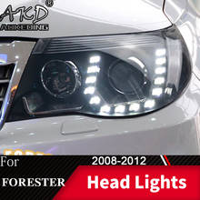 Head Lamp For Car Subaru Forester 2008-2012 Headlights Fog Lights Day Running Light DRL H7 LED Bi Xenon Bulb Car Accessory 2024 - buy cheap
