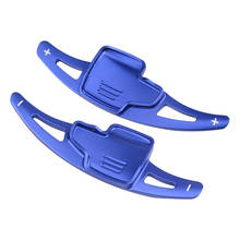 Extensión de paleta de cambio de volante de coche, accesorio de aleación de aluminio, color azul, 18,3 cm, apto para Ford Focus Ecosport Kuga 2024 - compra barato