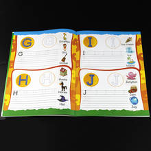 Libro de escritura en inglés ABC para Niños, libro de caligrafía, escritura a mano, práctica de aprendizaje 2024 - compra barato